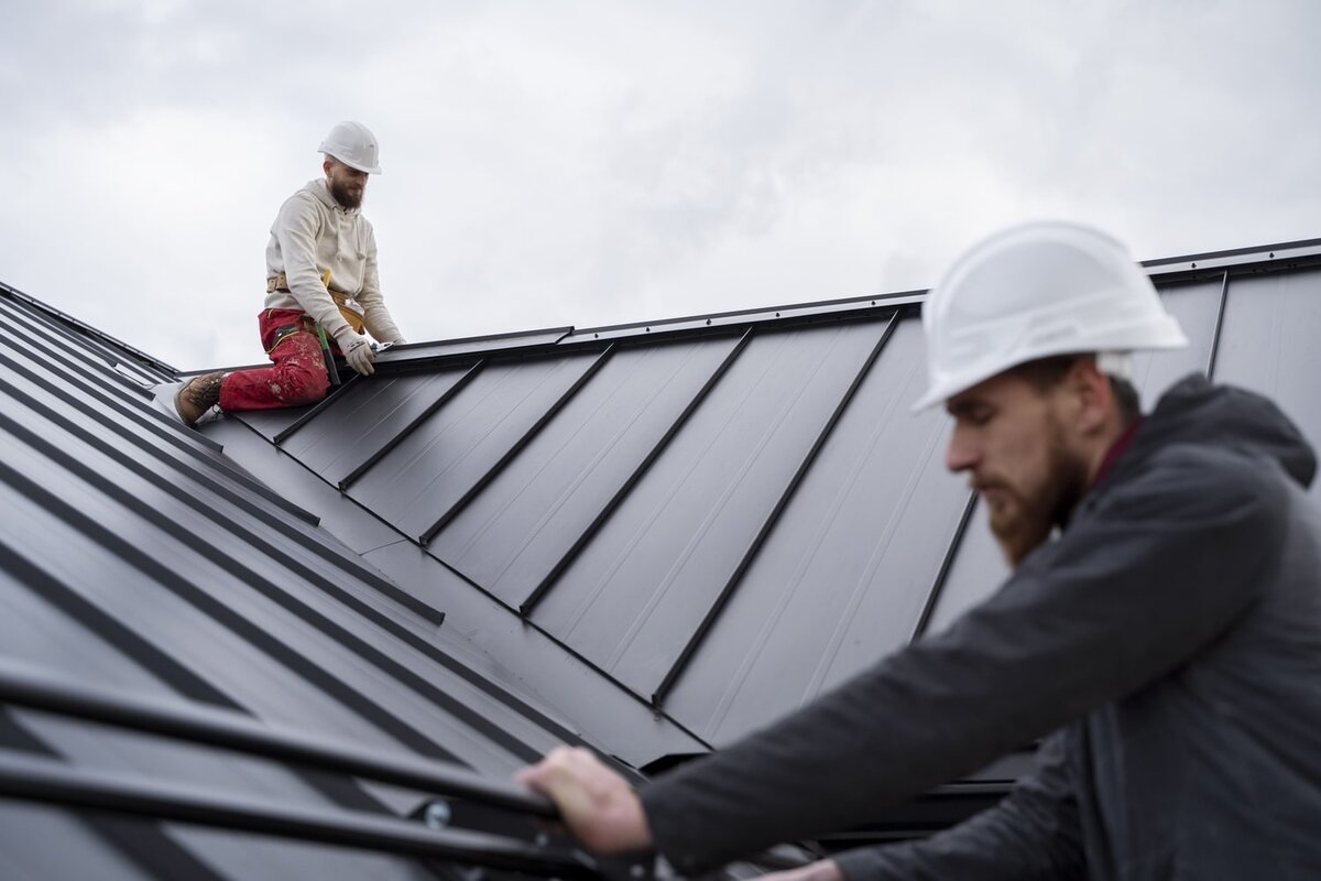 Black Roof Installation